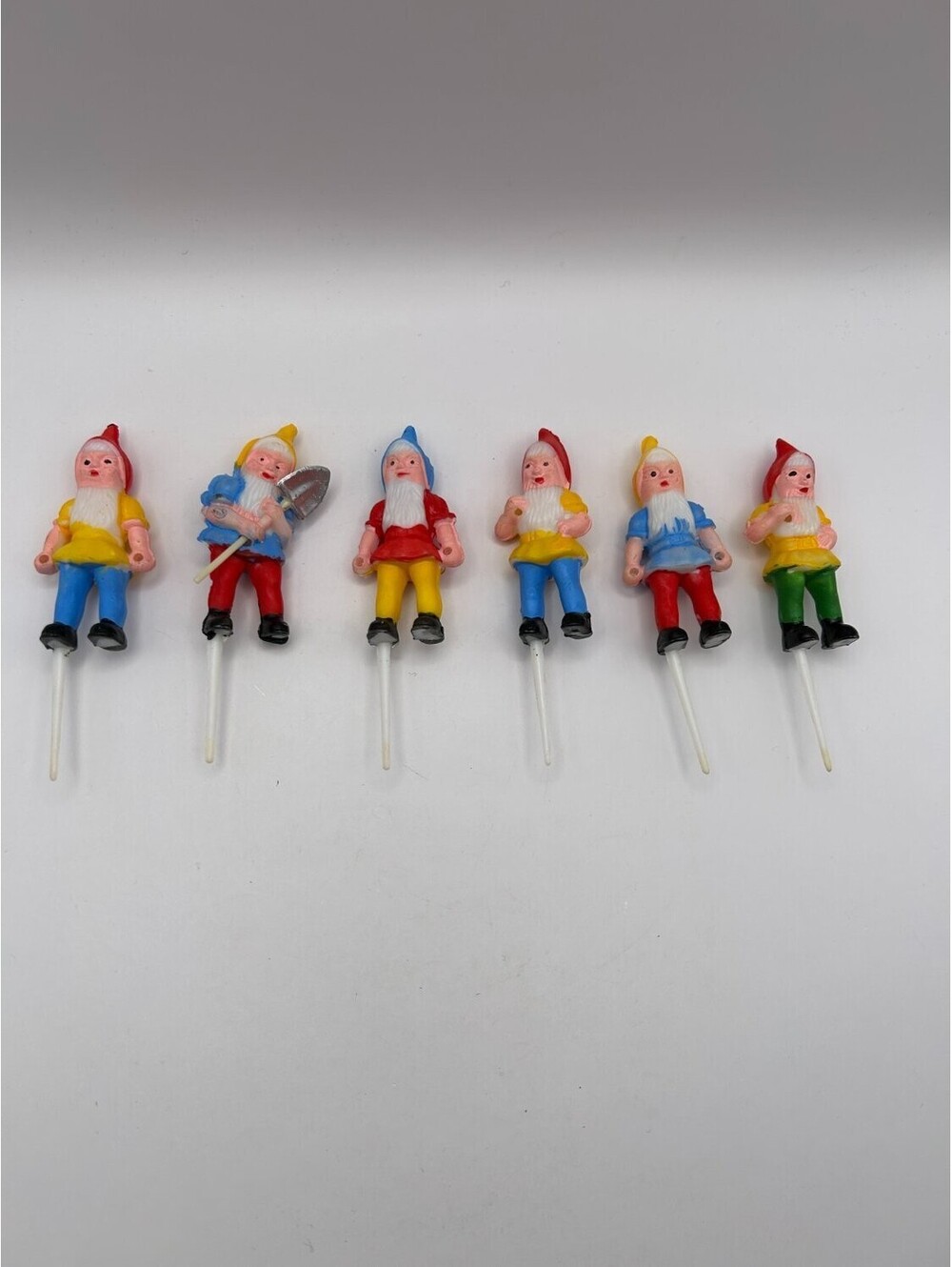 gnome cake toppers gnomes, dwarves Multicolor 1960s-1970s yellow